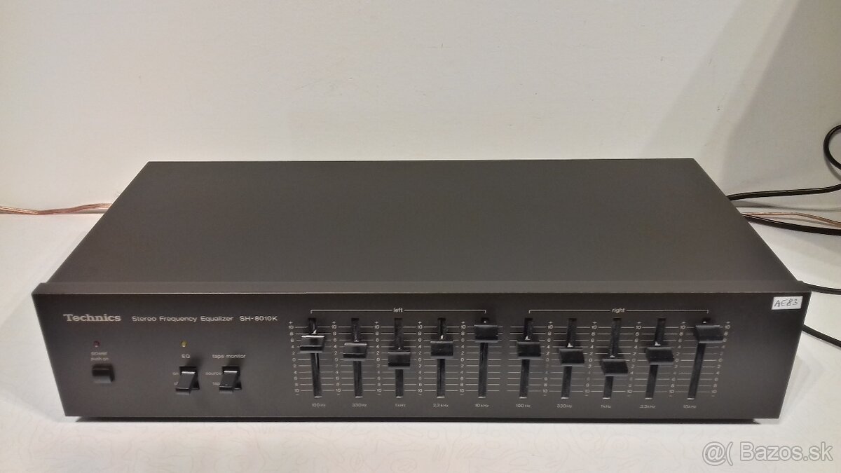 2x5 pasmovy equalizer TECHNICS SH-8010 vyr.JAPAN, AE02, AE83 - 6