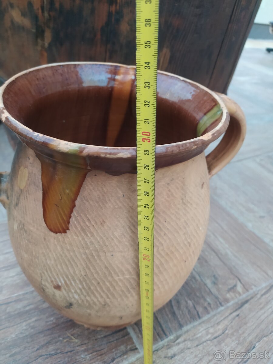 Vysoký džbán Lučenec emailove vnútro - 6