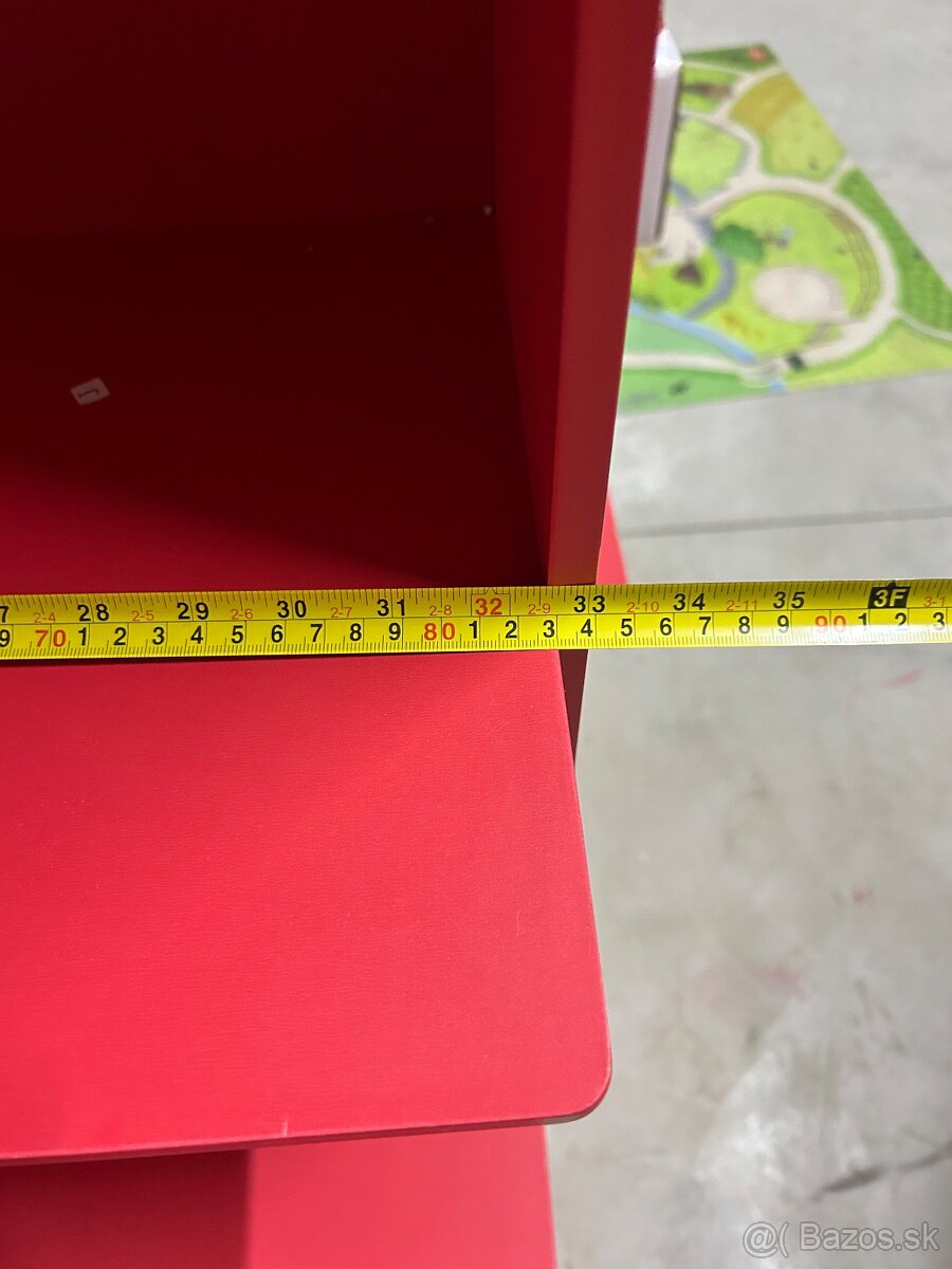 Krasny dreveny policovy regal, - 6