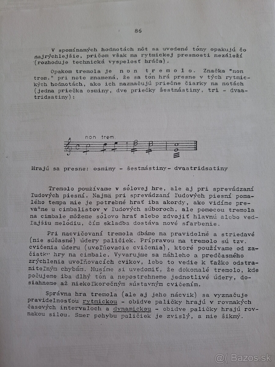 Cimbal učebnica hry.. autor Brada - 6