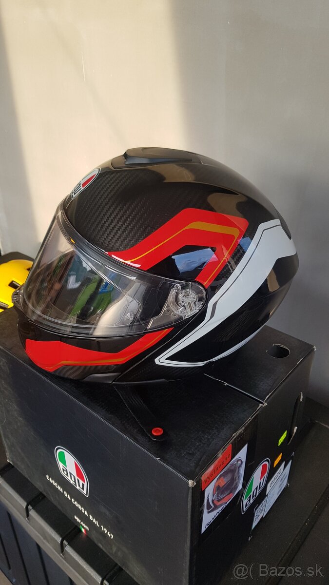 Predám novú karbónovú prilbu AGV Sportmodular -L - 6