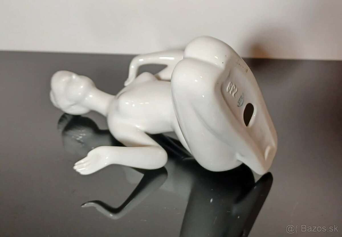 Nádherný porcelánový Akt Royal Dux bez poškodenia - 6