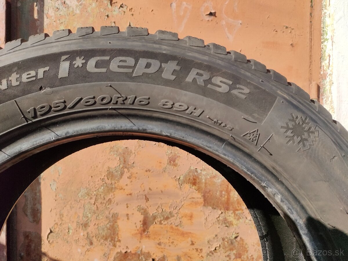 Zimné pneumatiky 195/60 r16 Hankook - 6