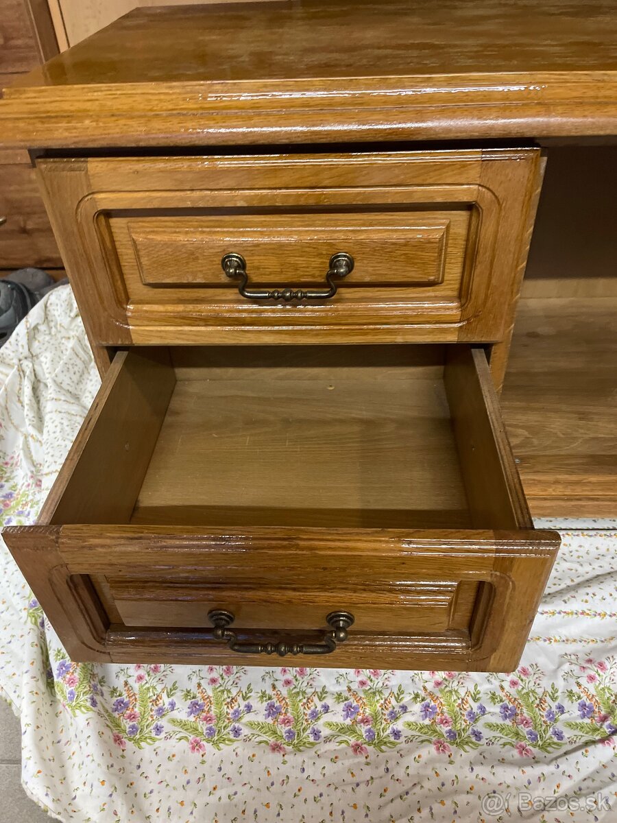 Komoda masív ,dub rustikal - 6