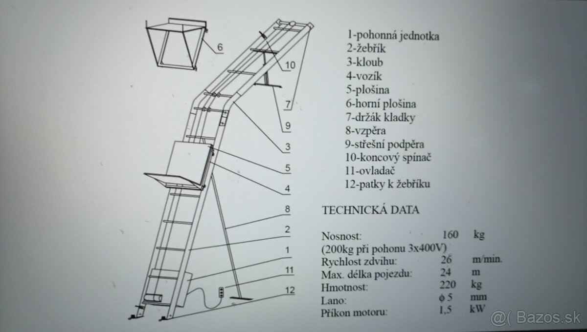 Stavebný výťah Larz 200 geda - 6