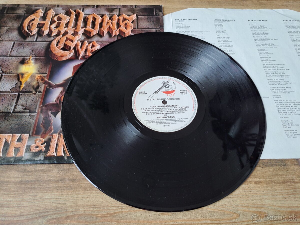 Lp HALLOWS EVE - Death & Insanity - 6