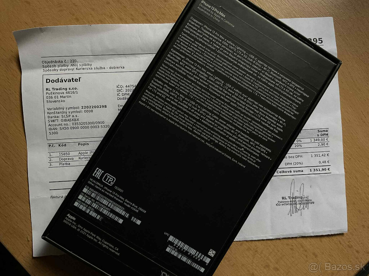 iPhone 13 PRO MAX 256GB Sierra Blue - 6