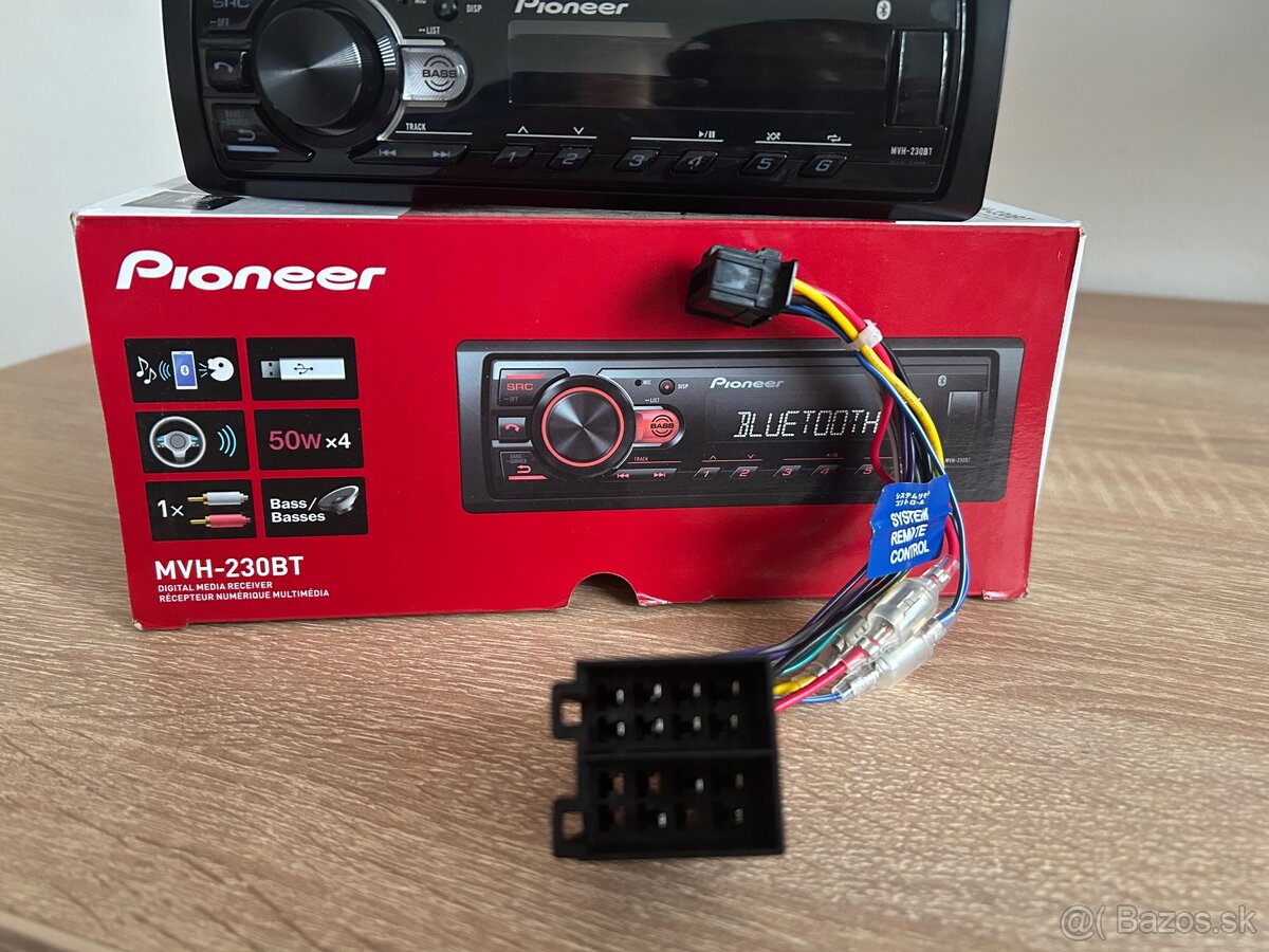 Týžden používané autorádio Pioneer MVH-230BT - 6