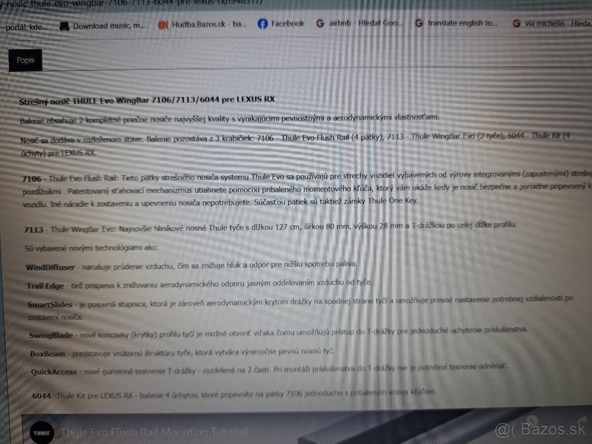 Thule Lexus RXh - 6
