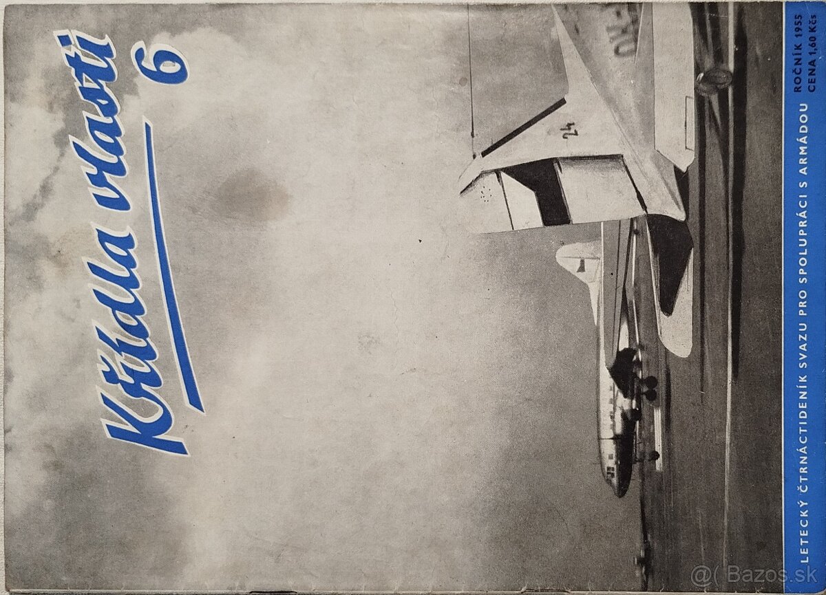 Časopisy Křídla vlasti ročník 1955 - 6