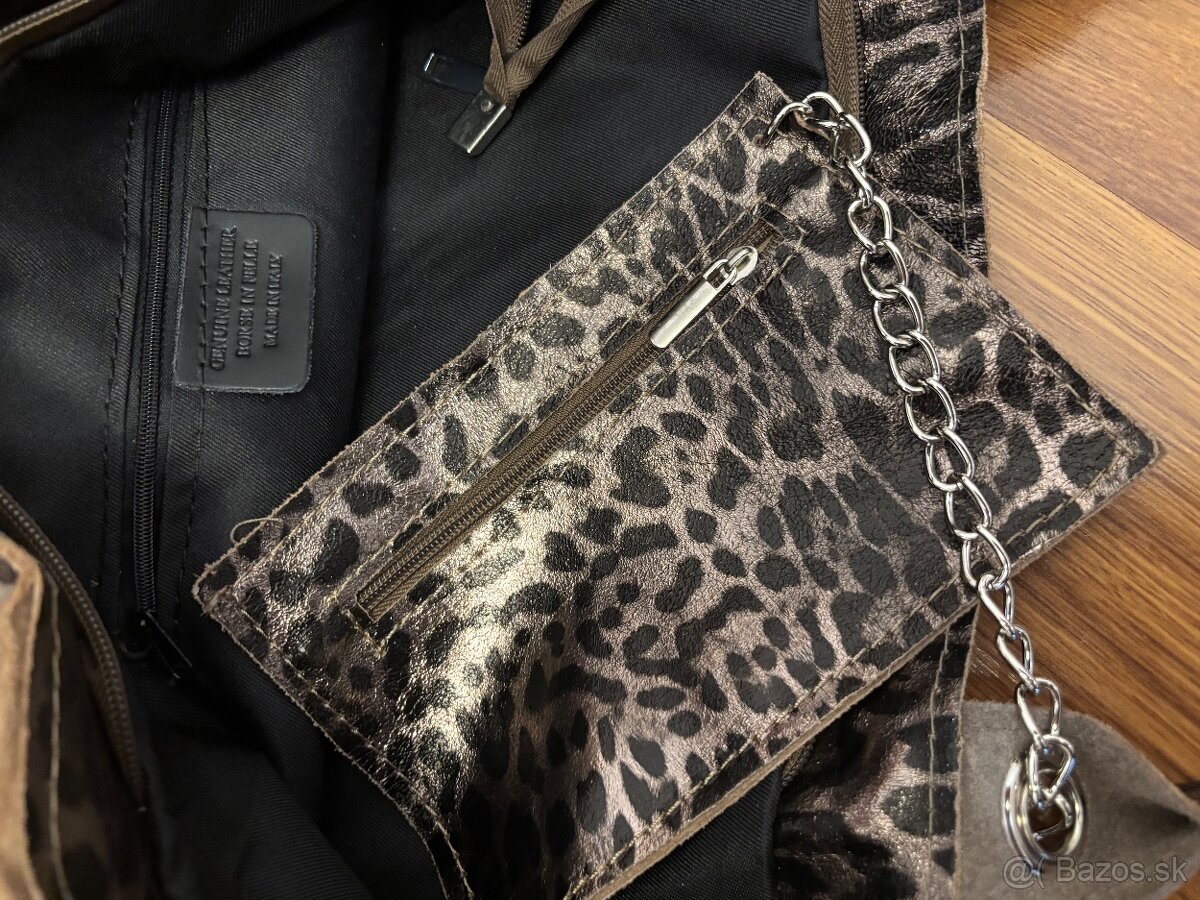 Dámska kožená kabelka - 6