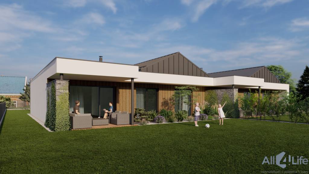 4i. novostavba rodinného domu s garážou v obci Krakovany RD - 6