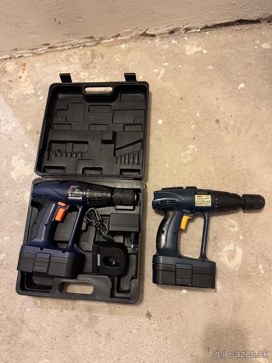 2x Aku vŕtačka Asist a Noell (20,4V) – na diely / repas - 6