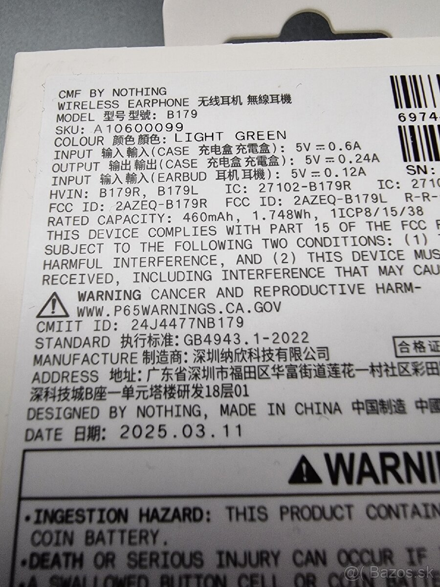 Bezdrôtové CMF Nothing Buds 2 slúchadlá nové - 6