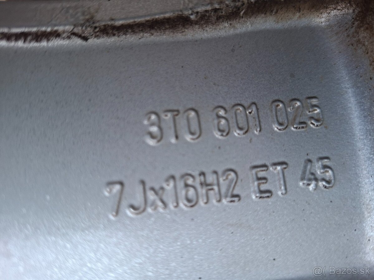 Predám org.hlinikové disky Skoda--R16 - 6