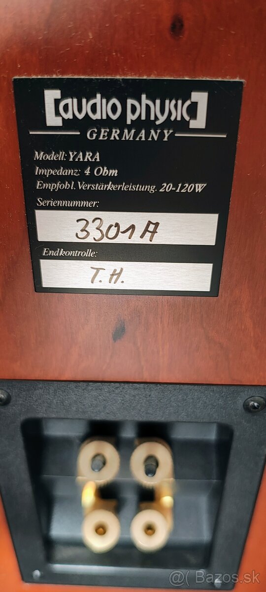 Reproduktory Audio Physic YARA - 6
