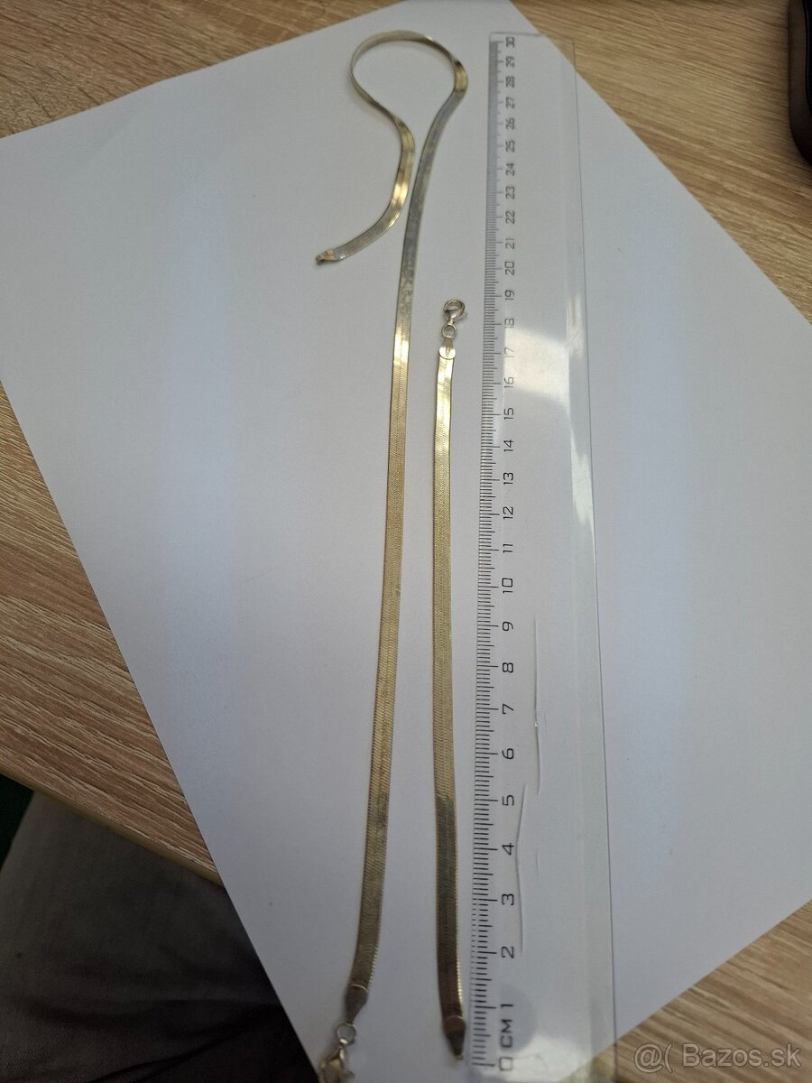 Strieborný set 2 - náramok a náhrdelník - 6