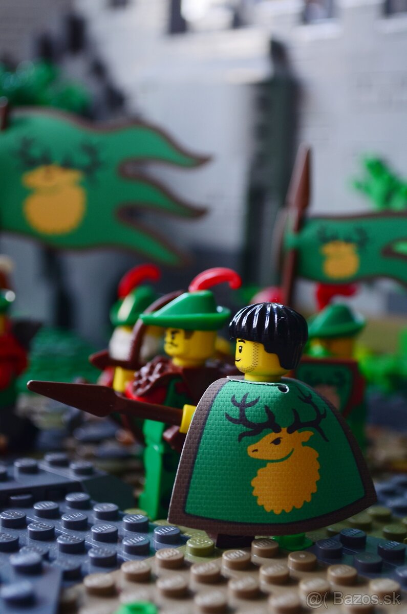 Predám Vlajky a Plášte pre lego castle - 6