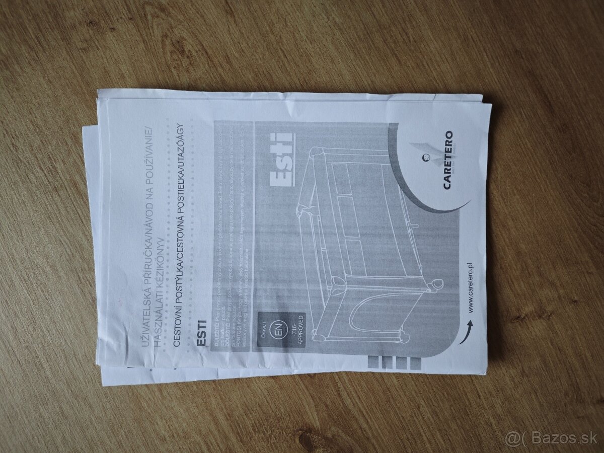 Cestovná postieľka Caretero Esti - 6