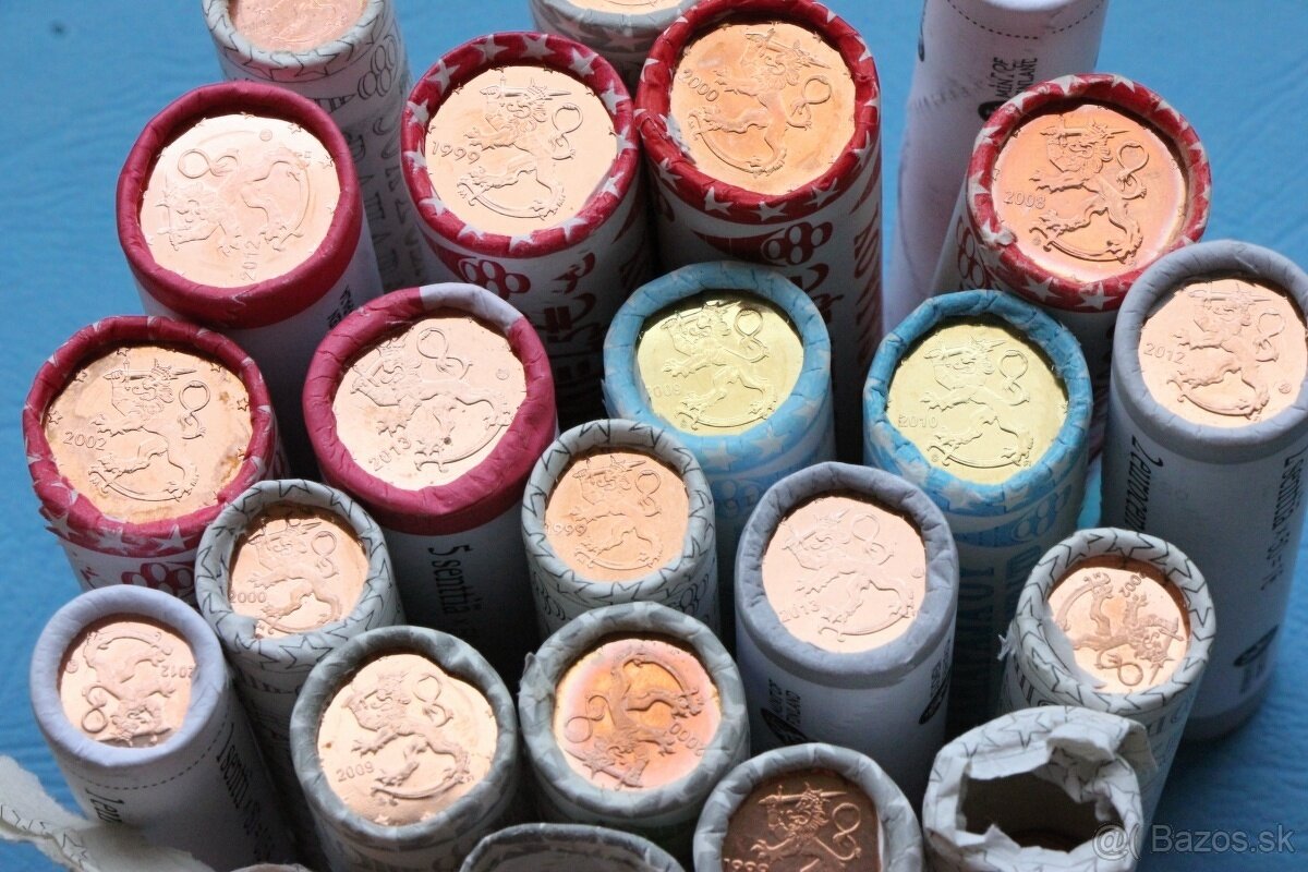 euromince centy 1+2+5cent - 6