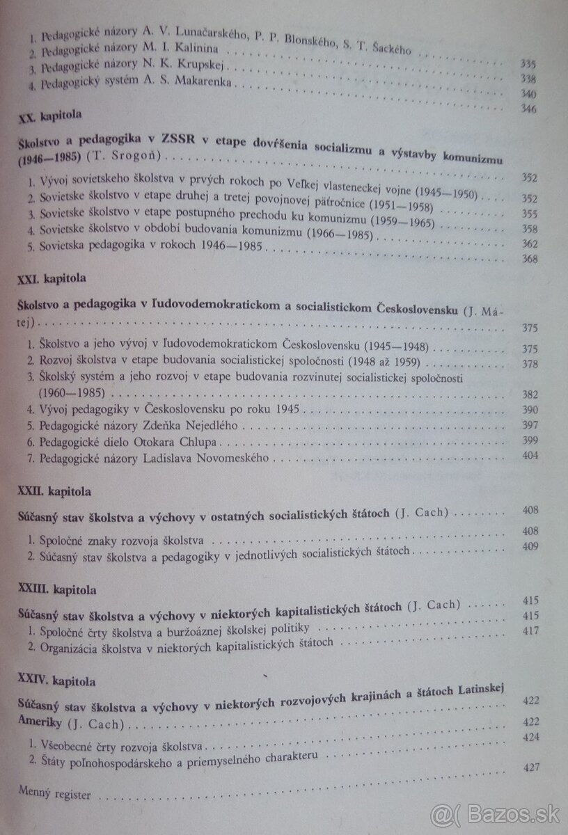 Dejiny školstva a pedagogiky - 6