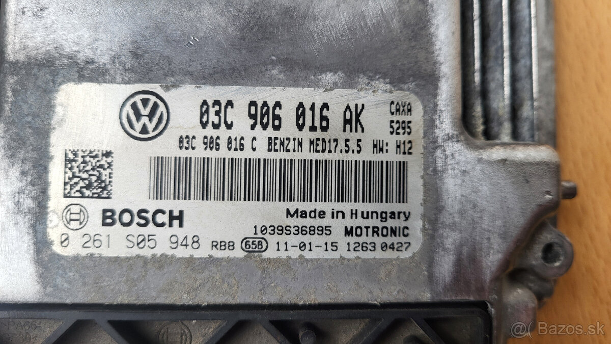 Predam riadiacu jednotku motora 1,4 TSi- 90 kW- CAXA - 6