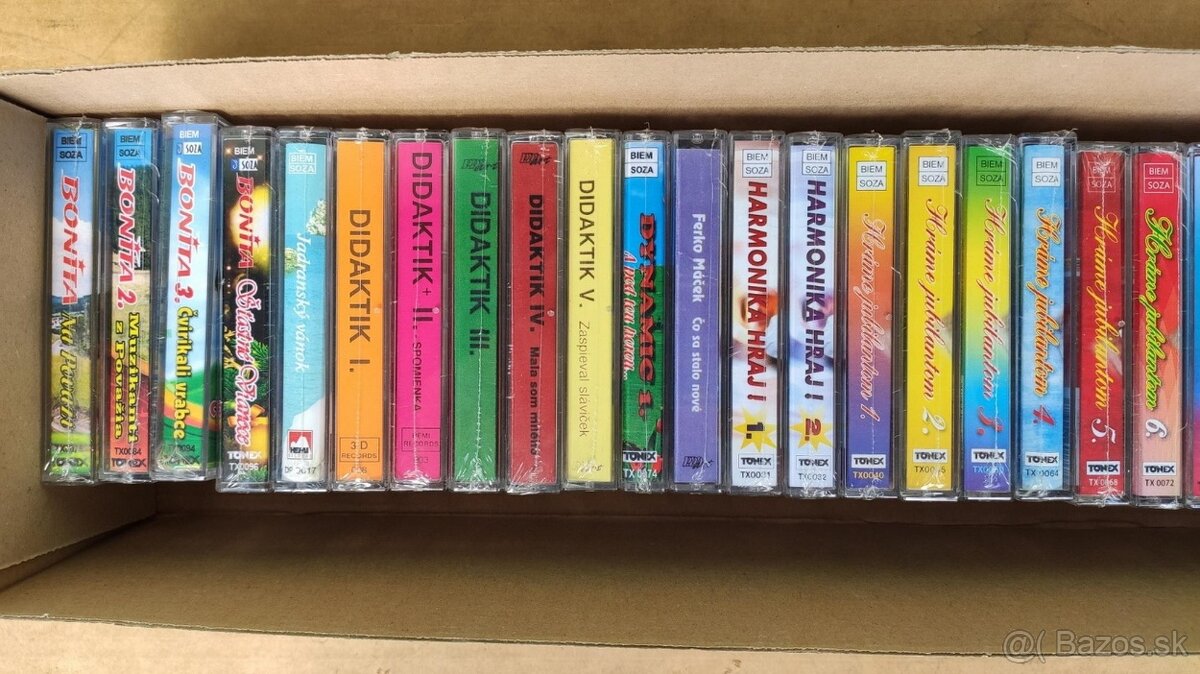 Zbierka nerozbalených magnetofónových kaziet 1. časť. - 6