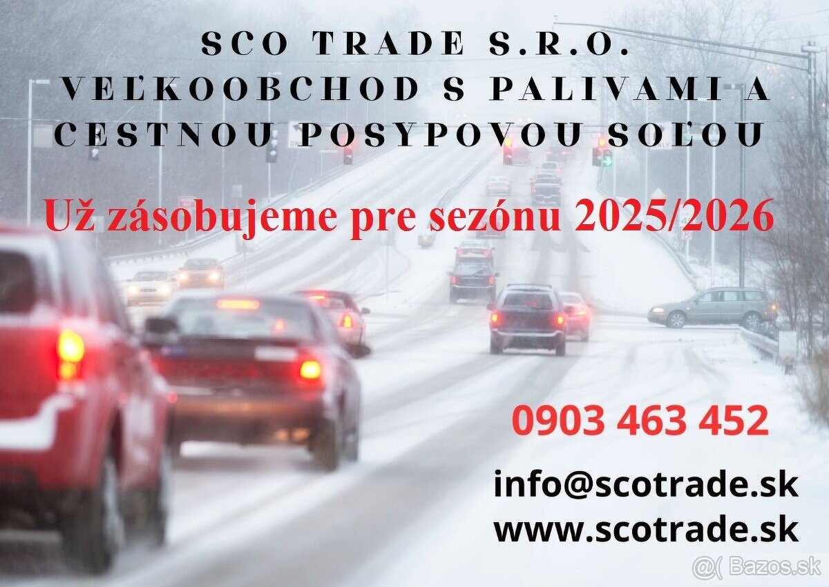 Cestná posypová soľ - zimná údržba - 6