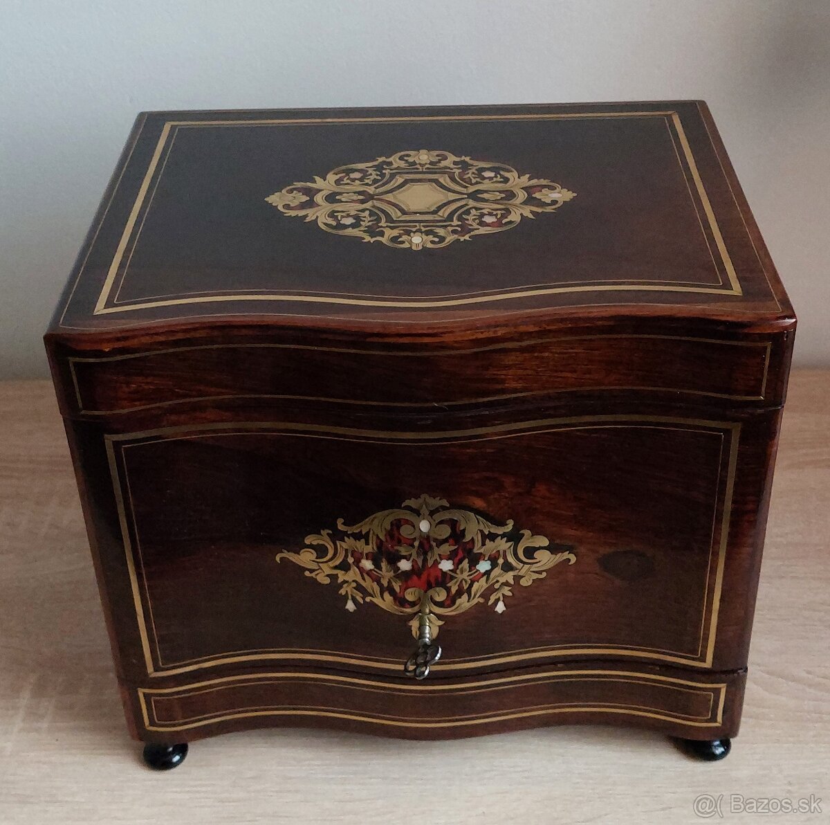 Likérnik boulle palisander Francúzsko Napoleon III - 6