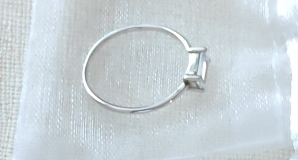 Dámsky strieborný prsteň - 6