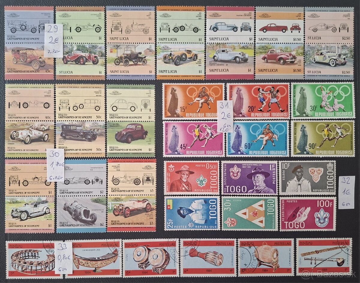 Postove znamky Mix 4 (101poloziek) - 6