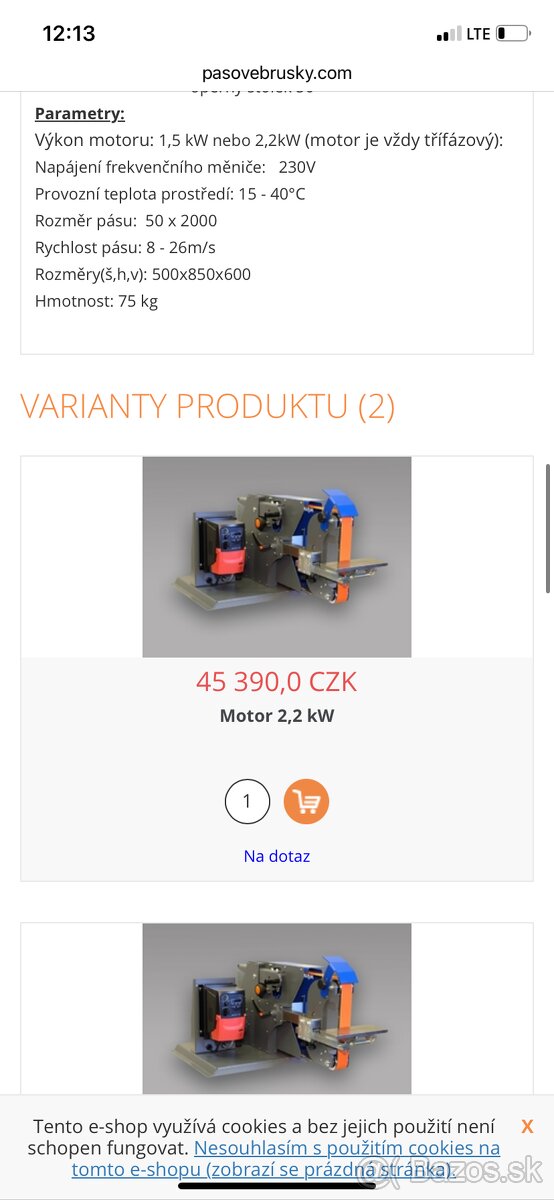 Pásová Brúska Haim H01-p - 6