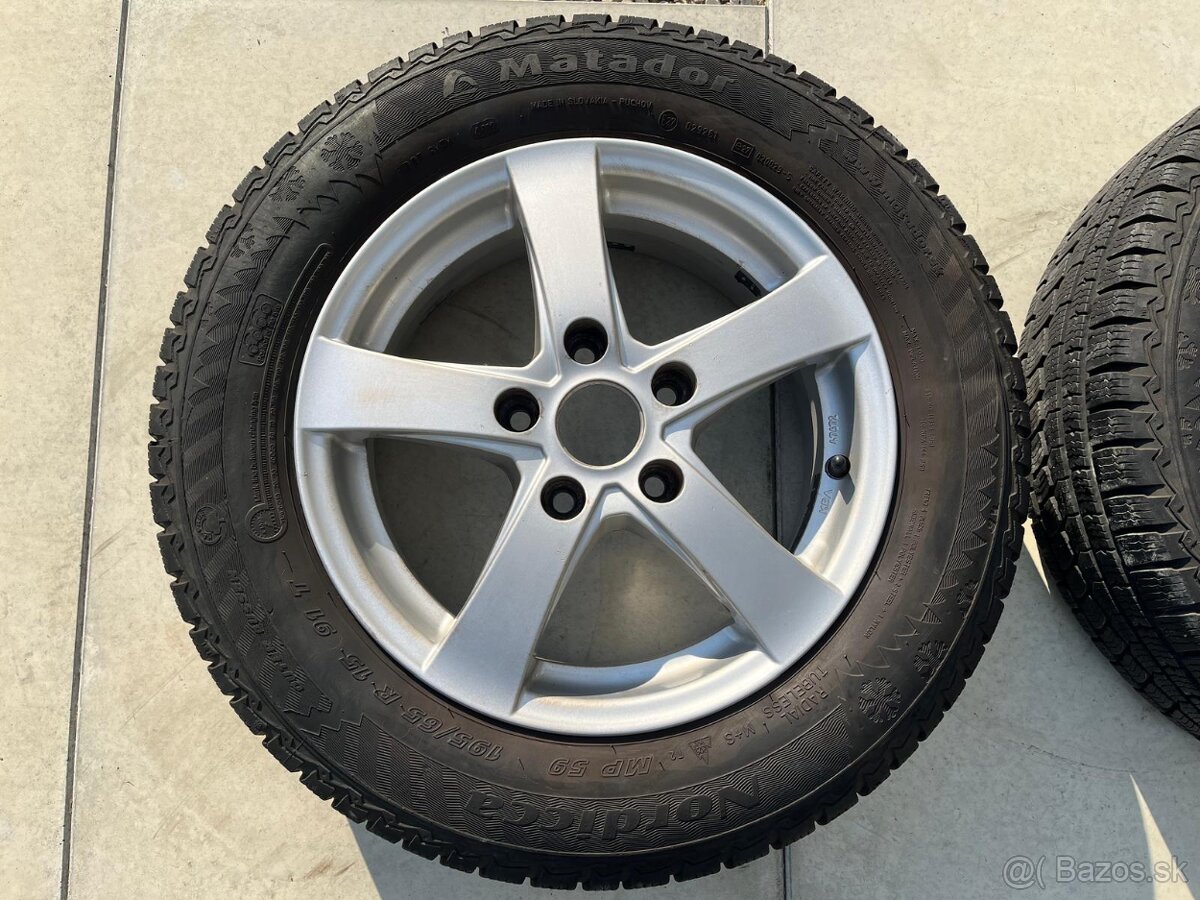 Hlinikove disky Dezent + Matador MP59 195/65 R15 - 6