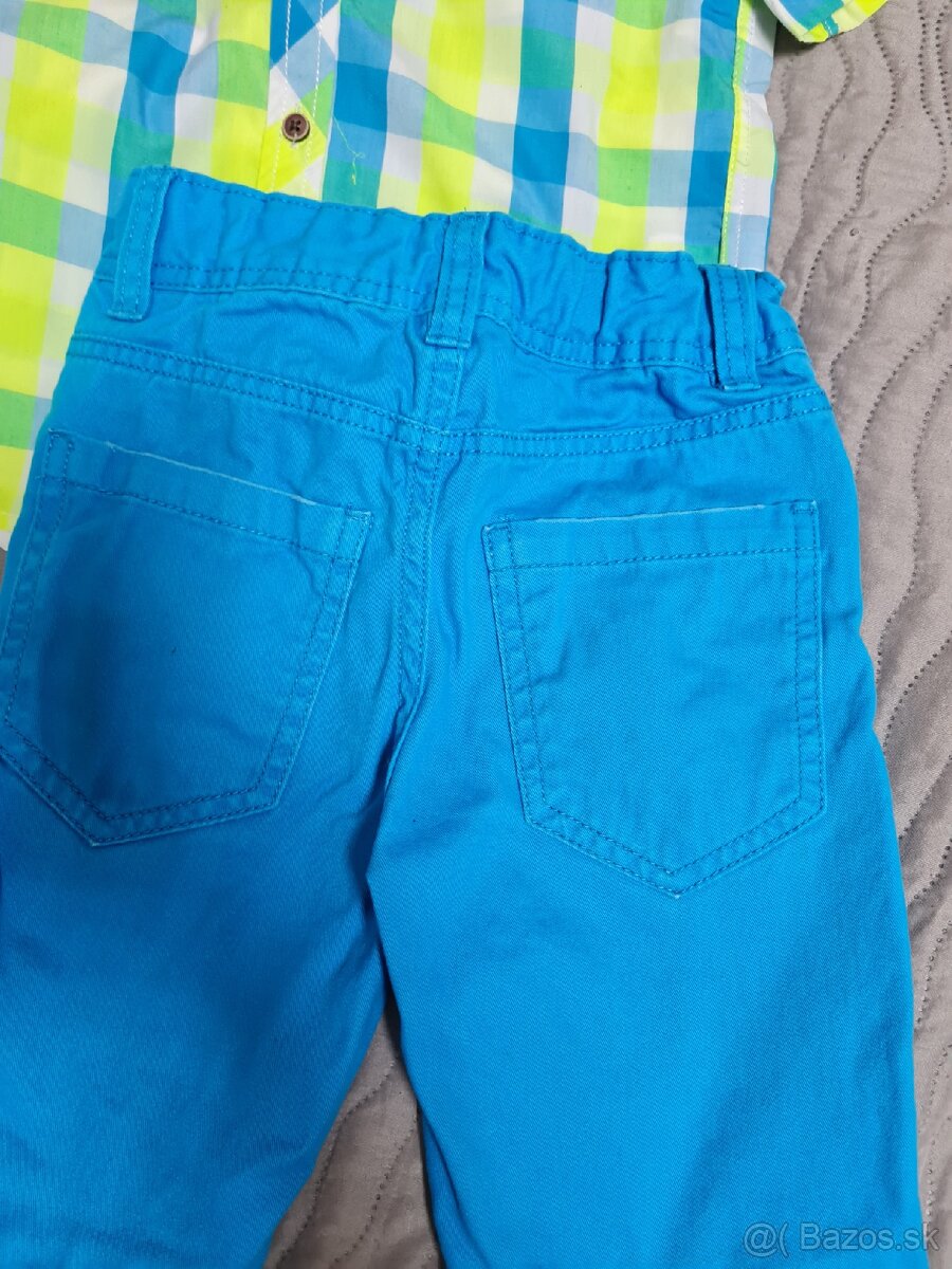 Svieži letný set tyrkys/lime veľ.110 - 6