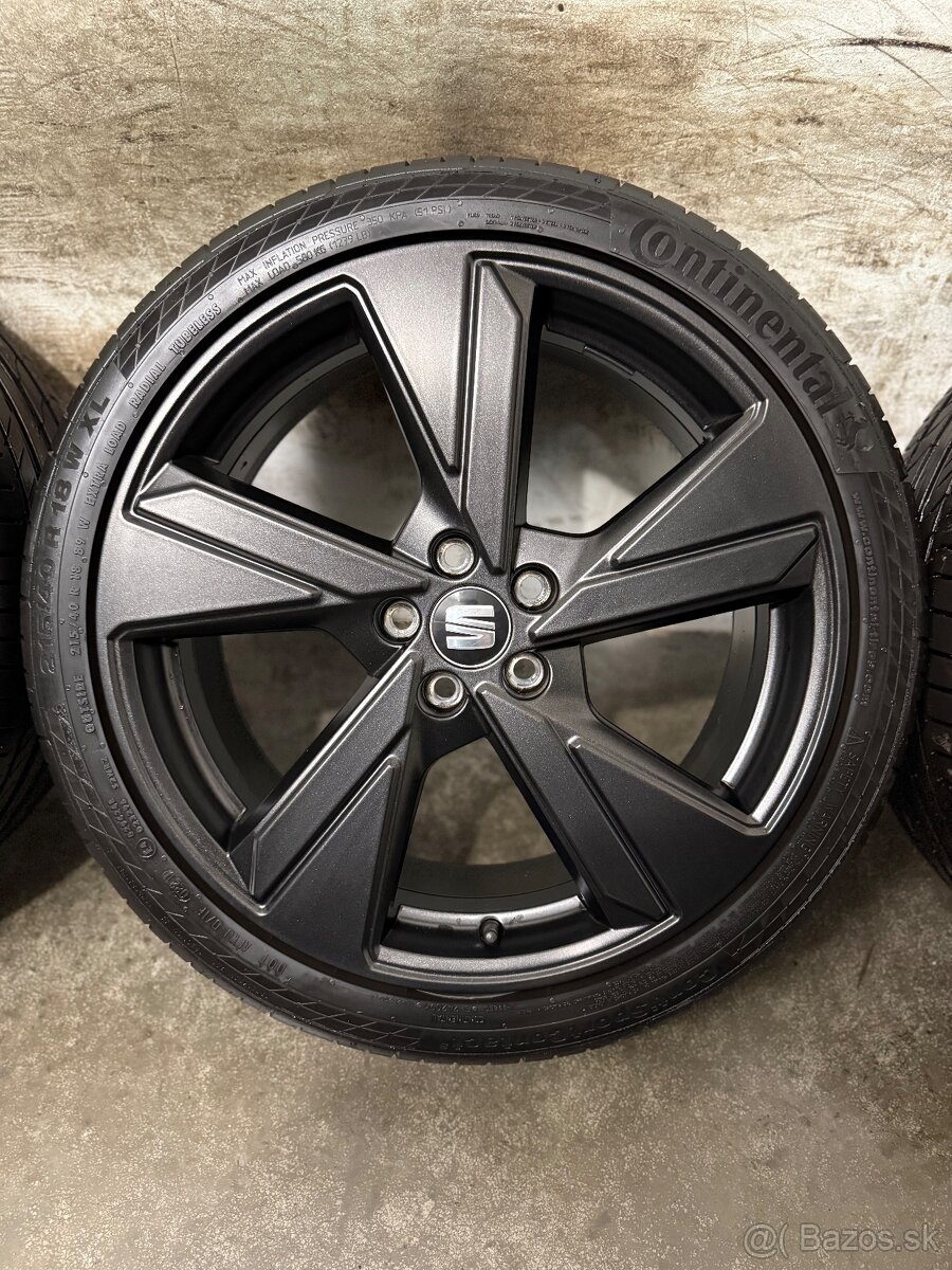 Letná sada 5x100 R18 , 215/40/18 Seat Ibiza Cupra - 6