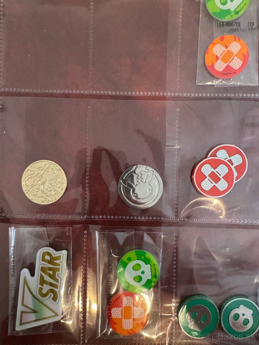 Predam 90x Pokemon TCG coins / mince - 6