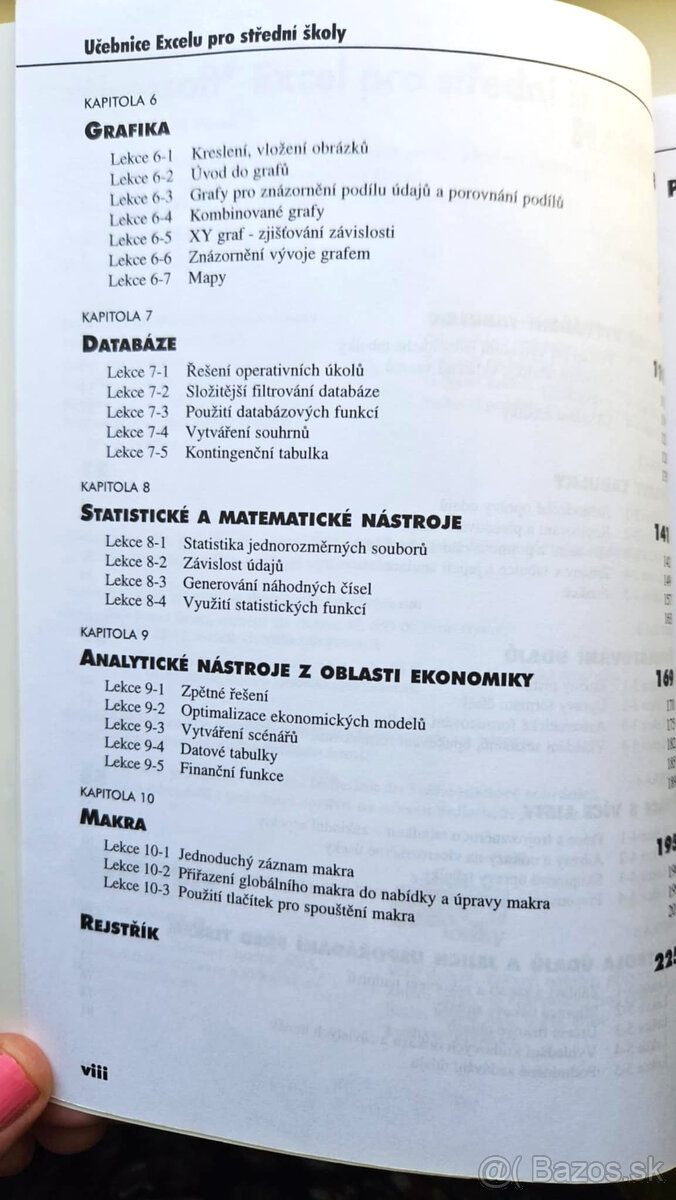 Microsoft Excel, učebnice pro strední školy - 6