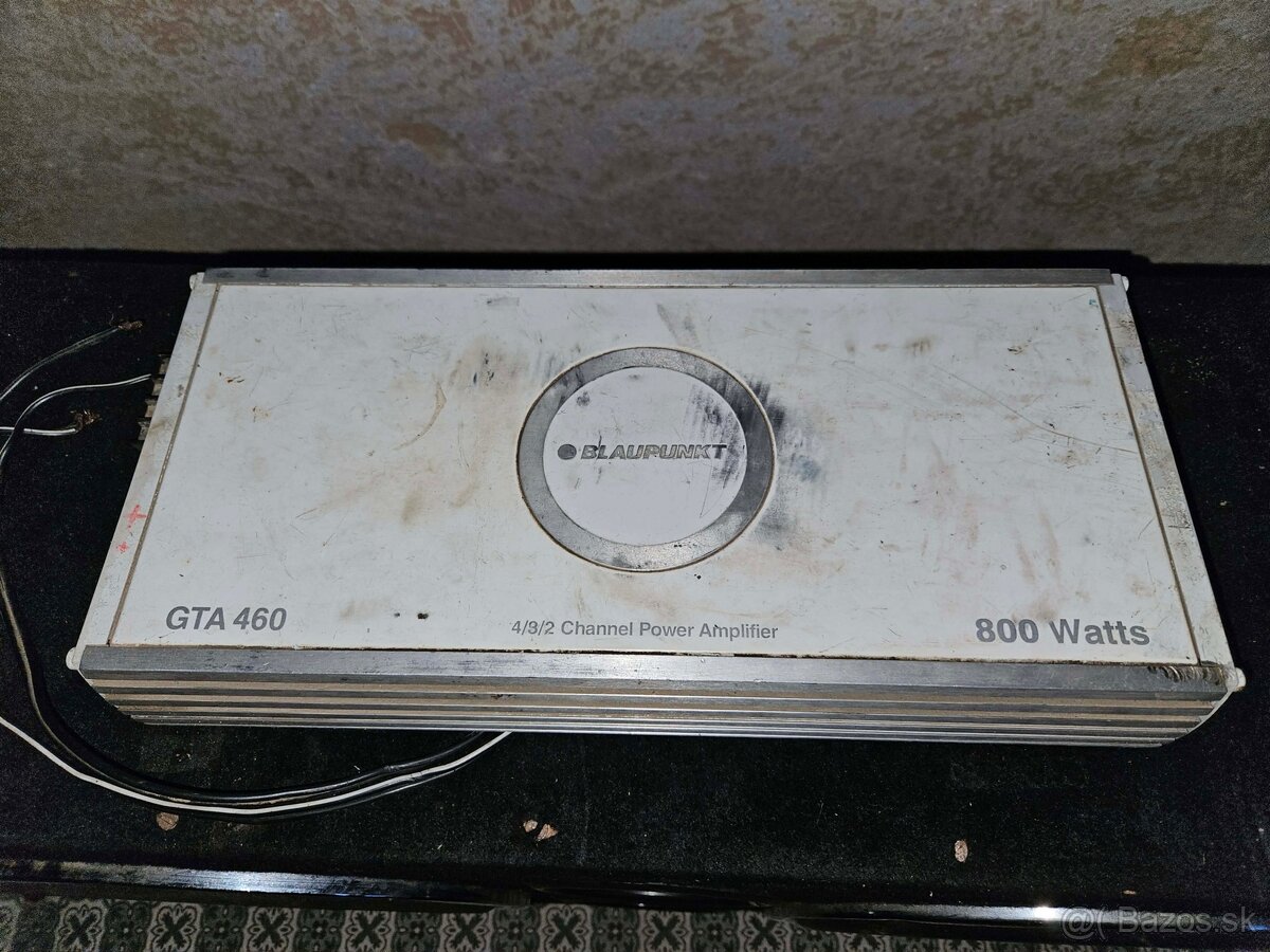 Predám autoaudio – subwoofery, zosilňovače + kapacitor - 6