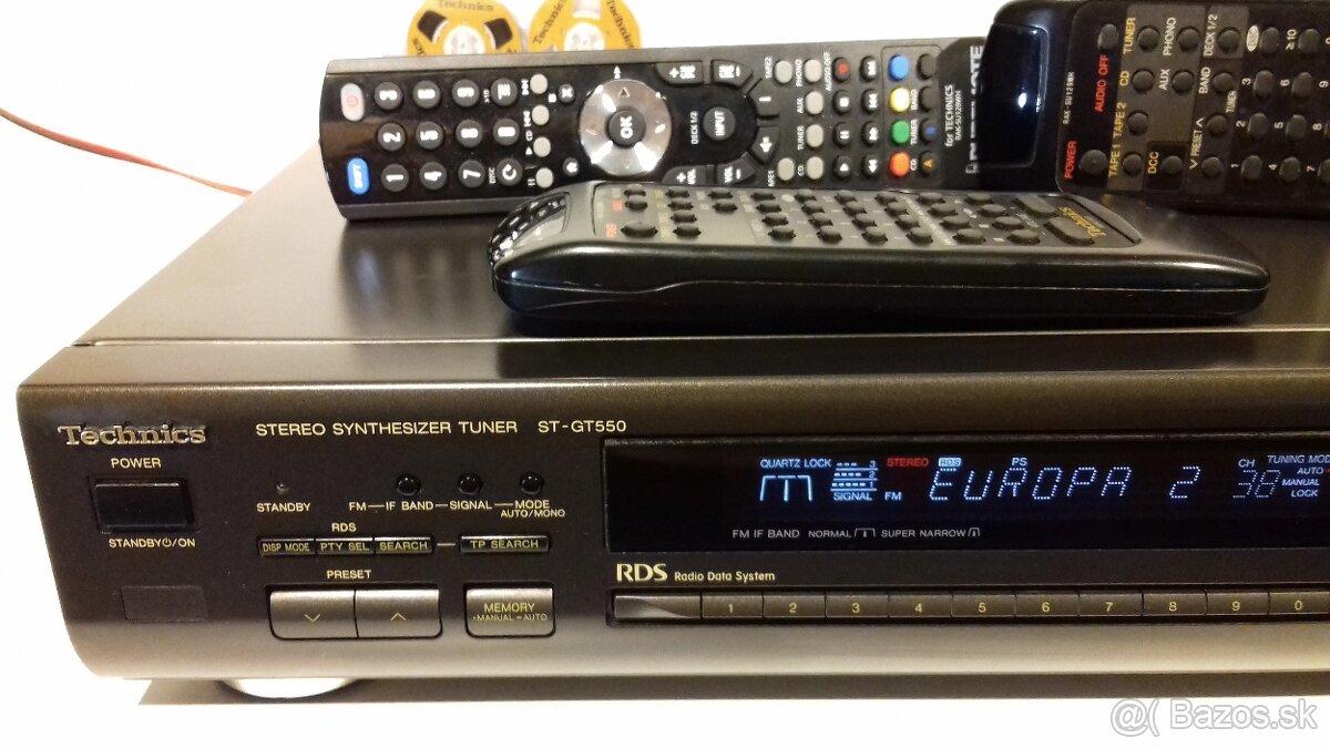 ClassAA =2x SPICKOVY tuner TECHNICS ST-GT550+RDS, AT18, AT16 - 6