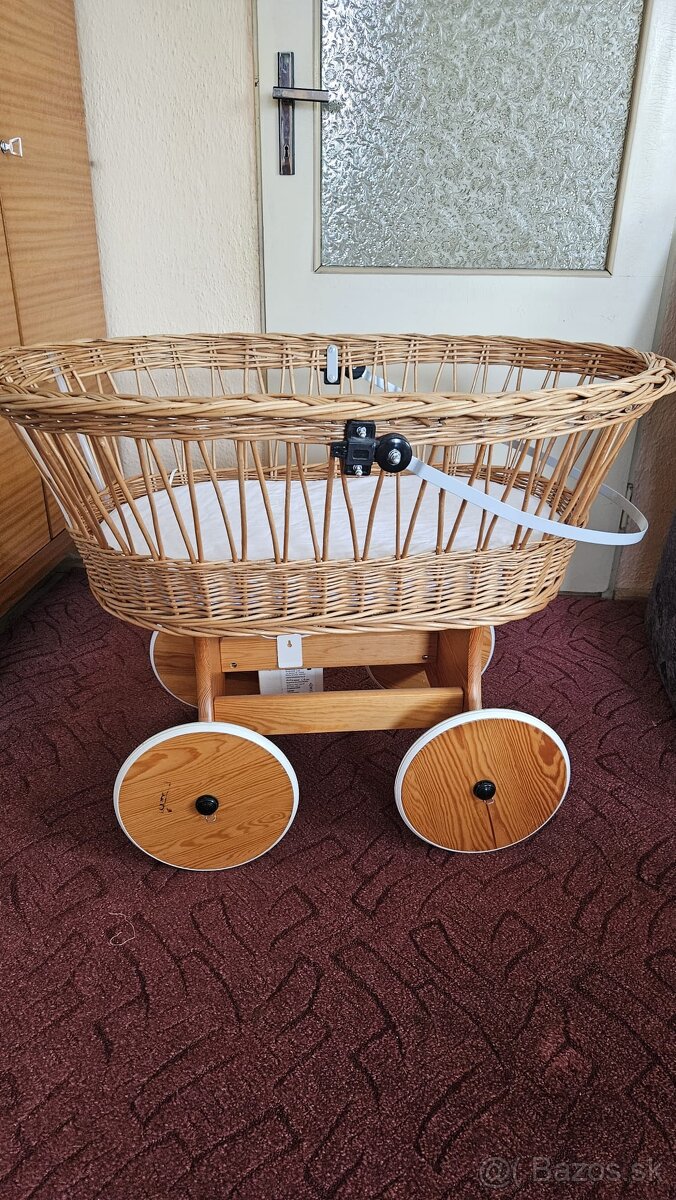 Prútený košík pre bábätko - 6