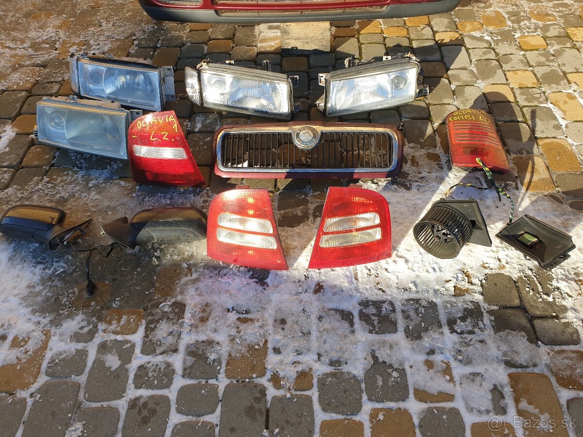 Škoda Octavia 1 predná kapota,strieborná 9102 - 6