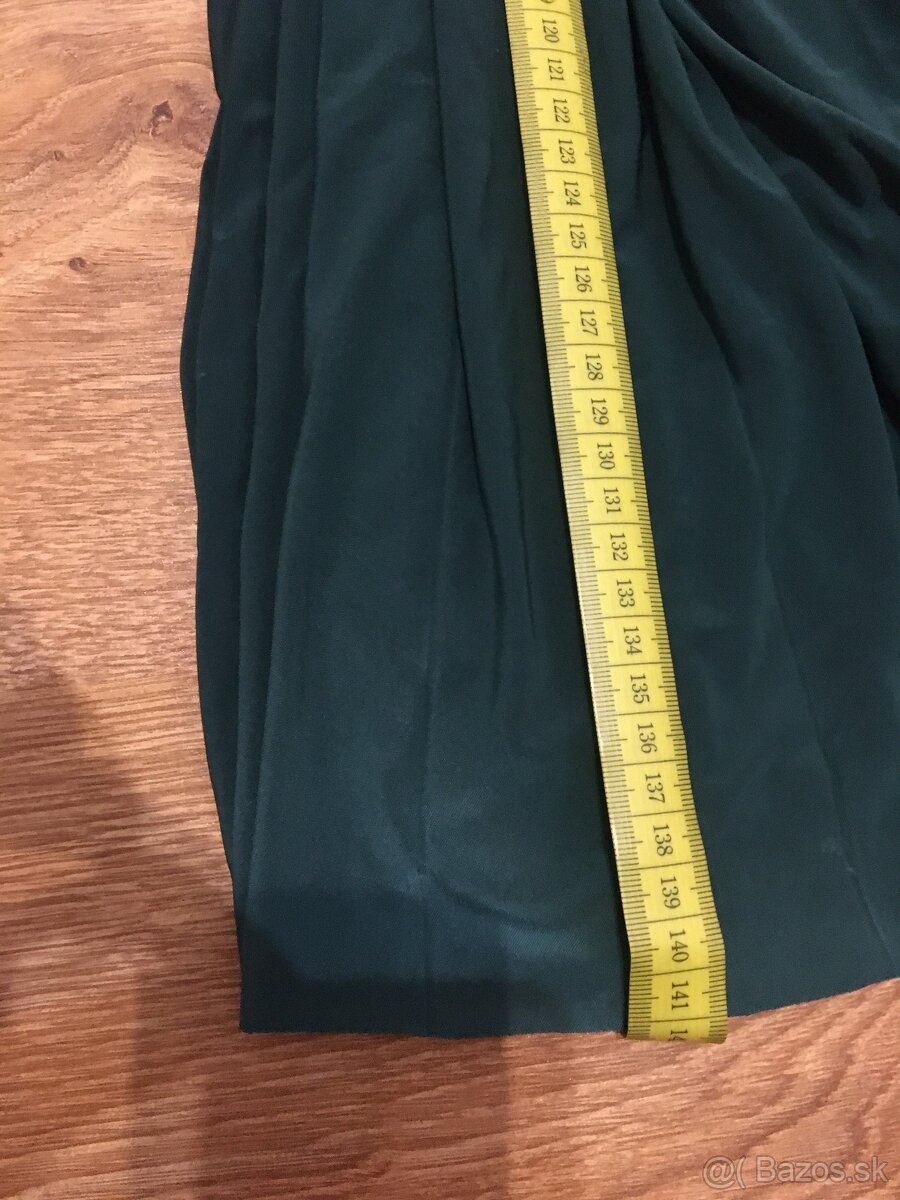 Predám zelené dámske spoločenské šaty, S, značka Goddiva - 6