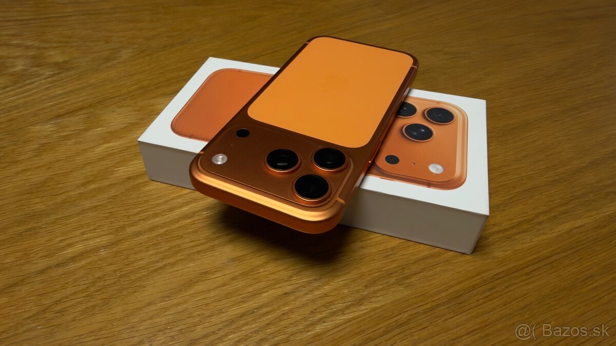 Predám iPhone 17 Pro 512gb Cosmic Orange - 6