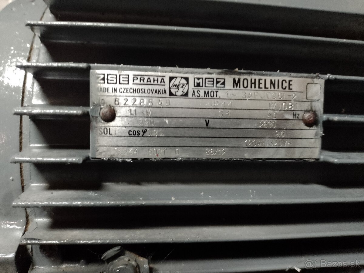 Predám nový elektromotor na 230 V.Rezervovany. - 6