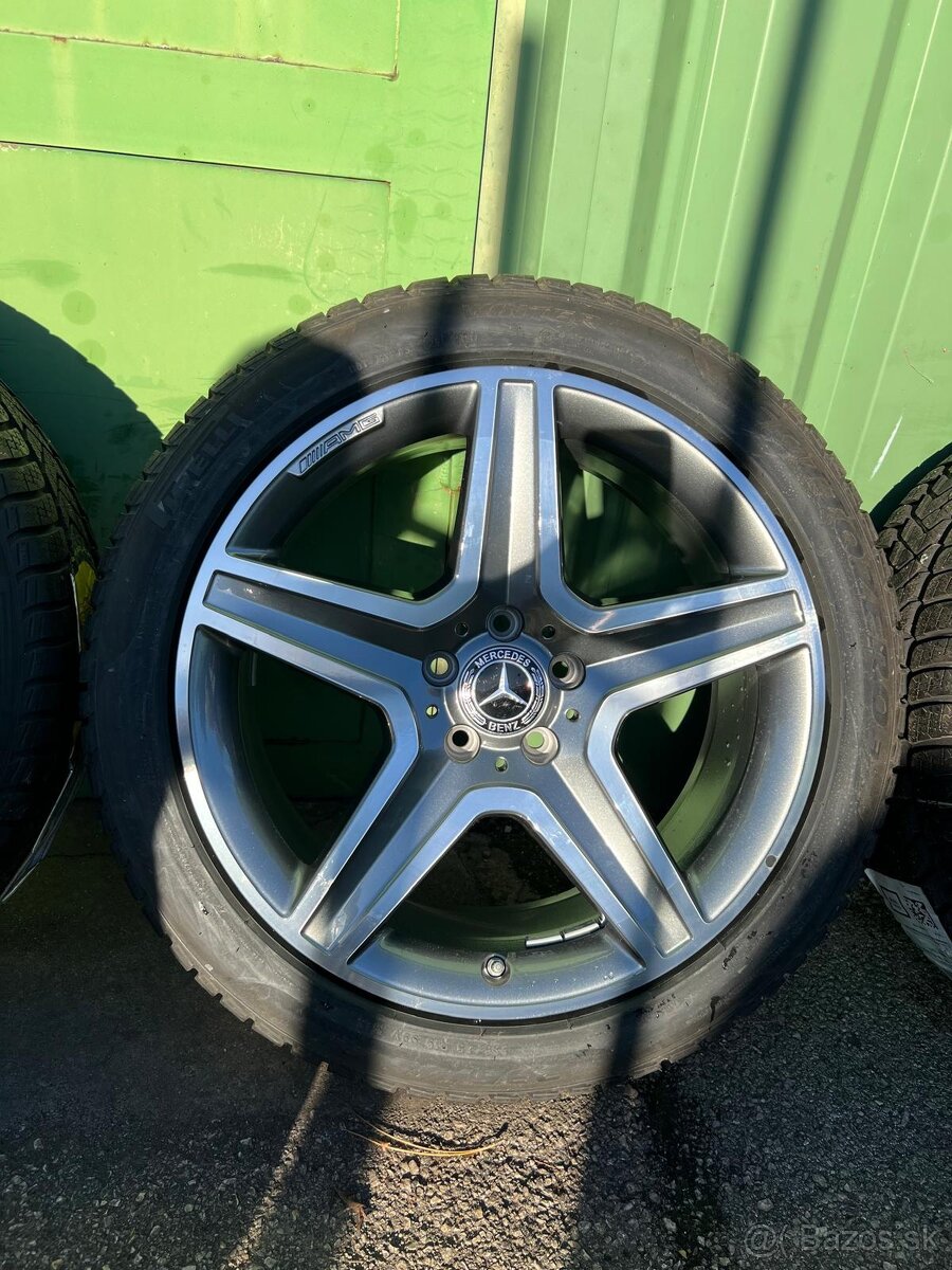 Zimná sada disky Mercedes GLA, r19, 235/45R19 - 6