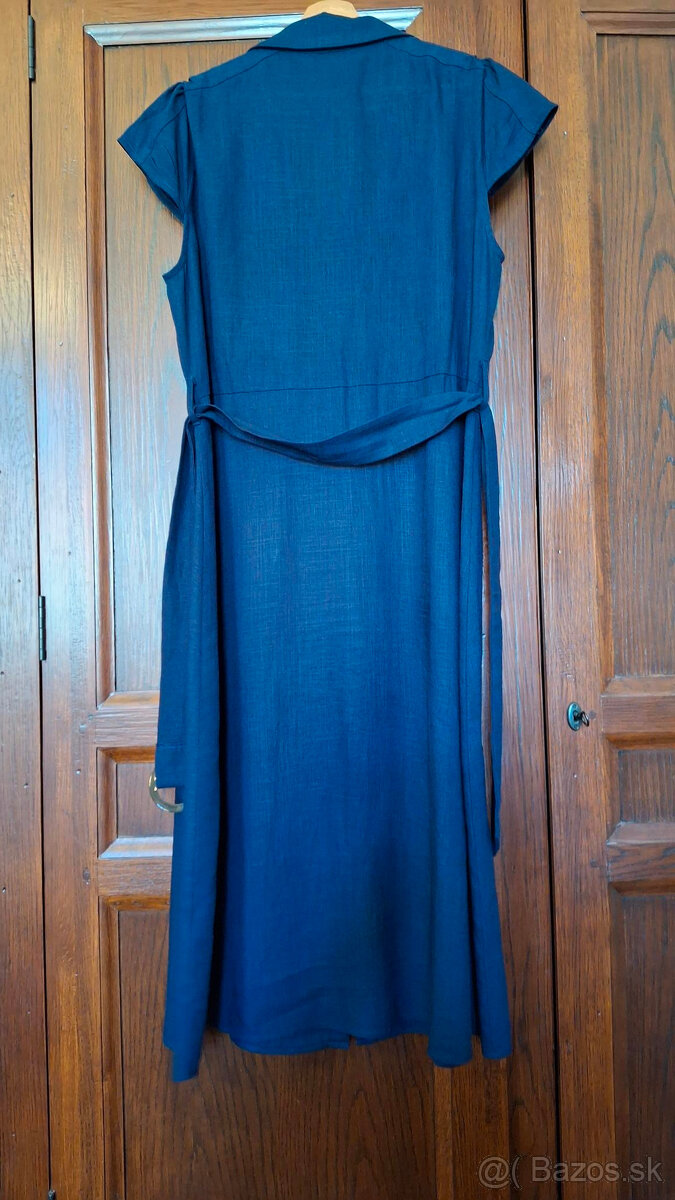 modré šaty - L - nové - 6