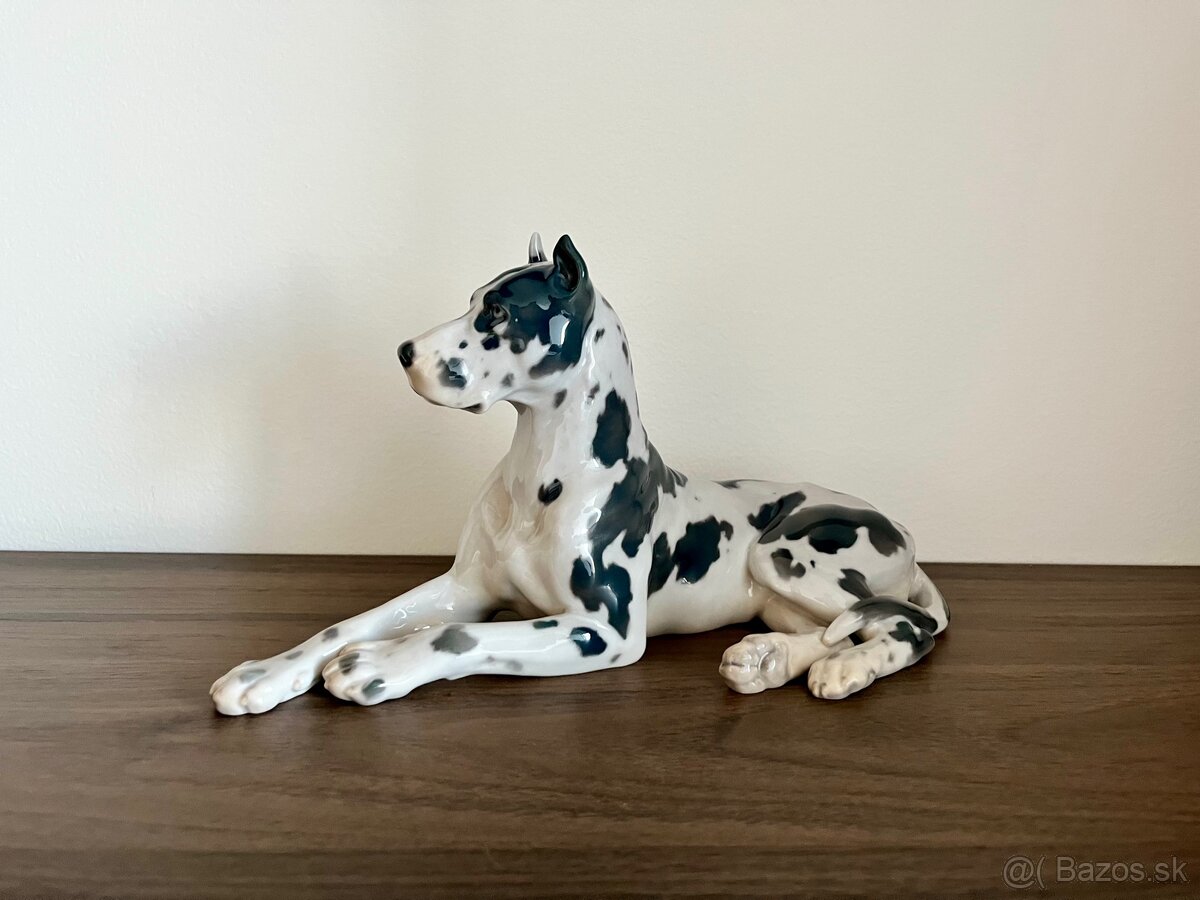 Porcelanovy pes - nemecka doga Bing&Grondahl Dansko - 6