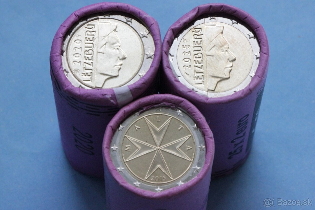 euromince centy 1+2+5cent 2.časť - 6