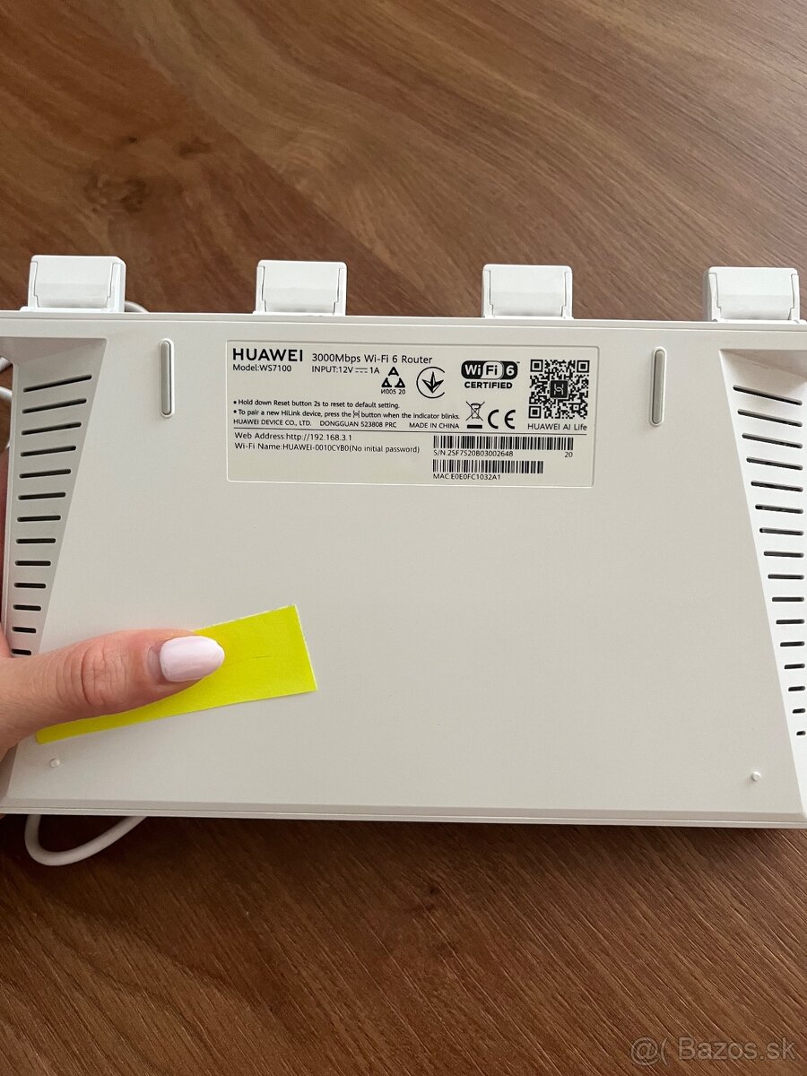 Wifi router huawei wifi 6 plus ws7100 biely - 6