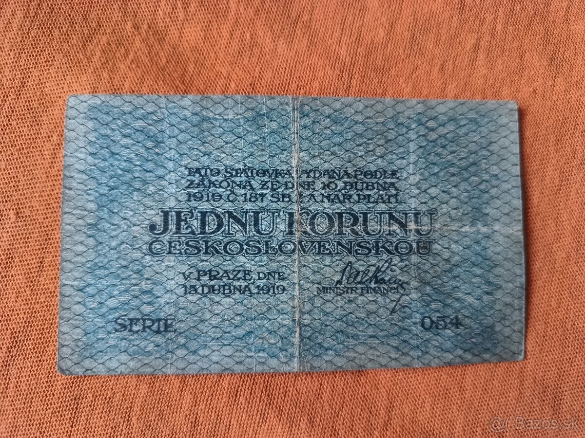 Bankovky ČSR - 15 - 6